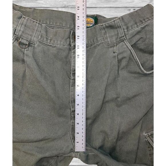 Cabela’s Outdoor Gear Olive Green Cargo Pants 7 Pocket Hiker Men’s 40x35 Reg - Picture 5 of 8
